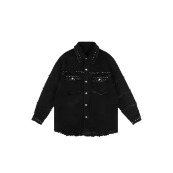 Denim Punk Destruction Burr Edge Jacket