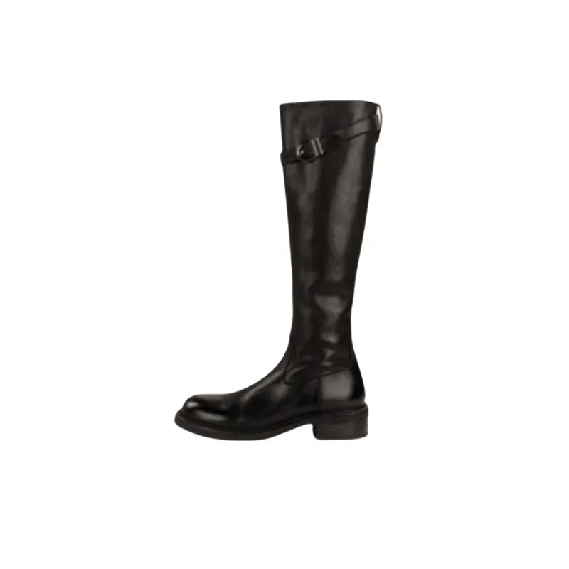 Plain Fashionable Knee High Boots-0