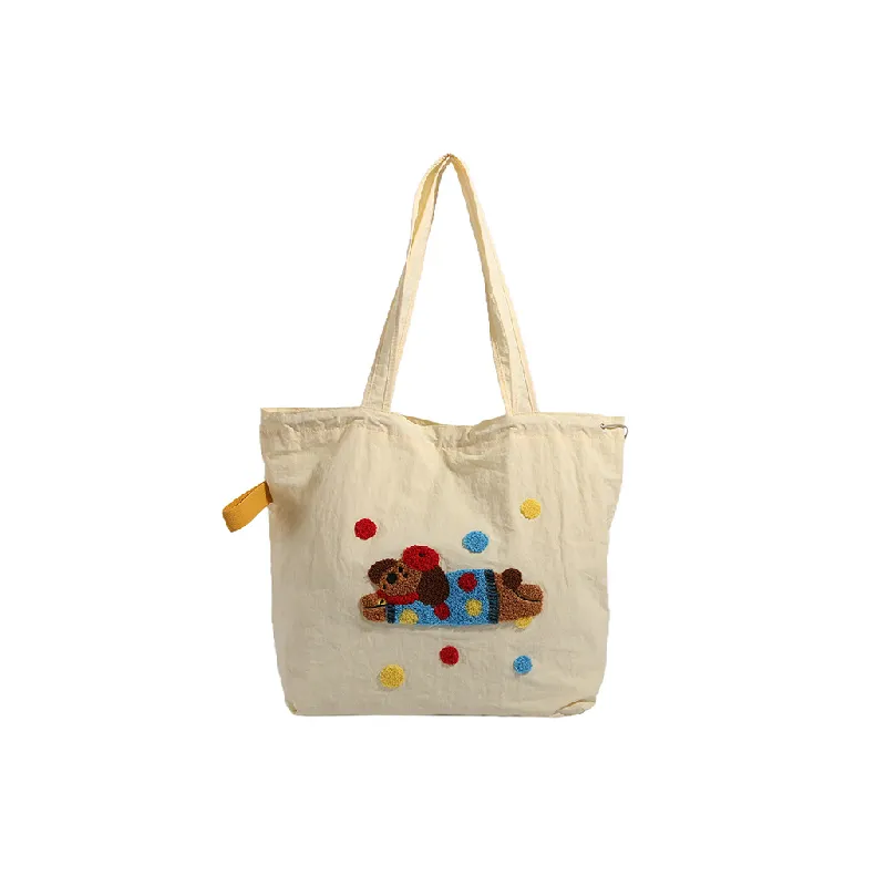 Cute Embroidery Shoulder Bag-4