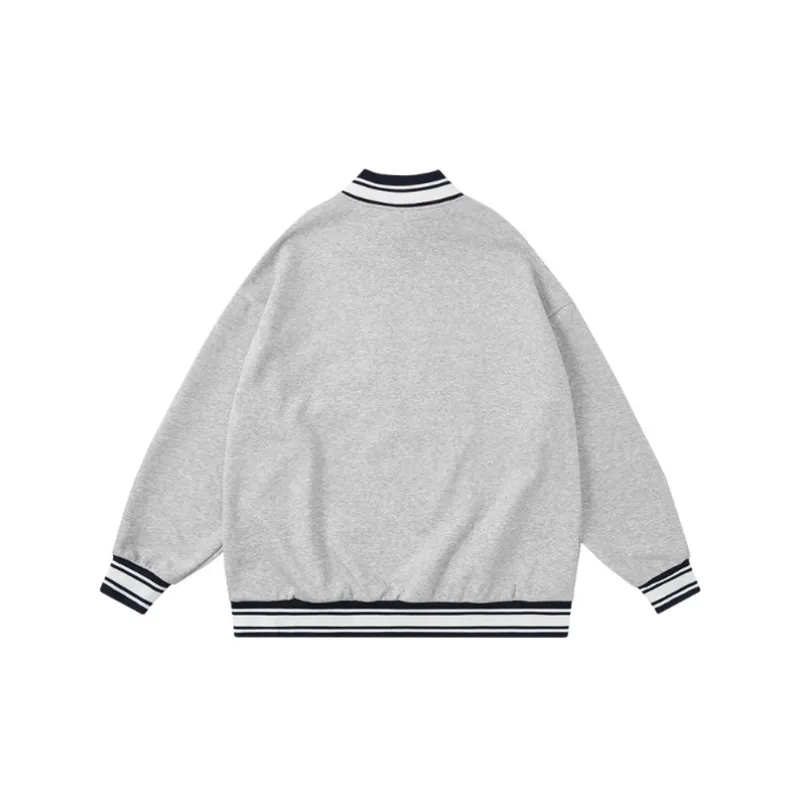 New Season Retro College Style Printed Casual Top Hoodie-1