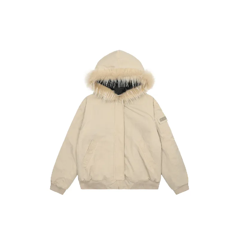 Fashionable Plain Quilted Jacket-2
