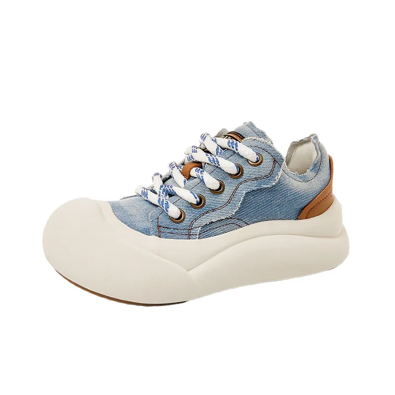 Versatile Thick Soled Canvas Shoes-0