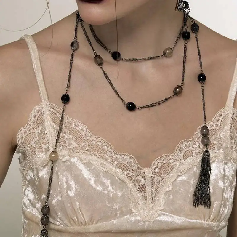 Retro Tassel Necklace-1