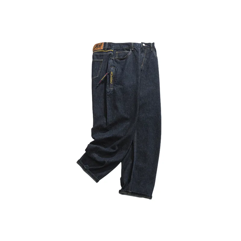 Embroidered Straight Loose Casual Pants-2