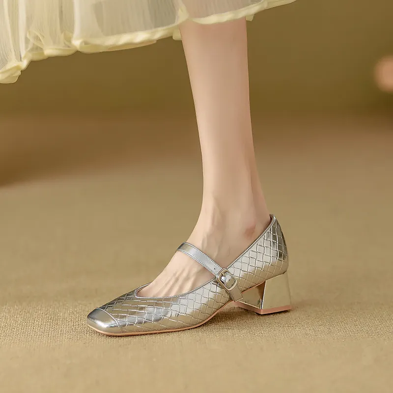 Casual Fashionable Mary Jane Shoes-5
