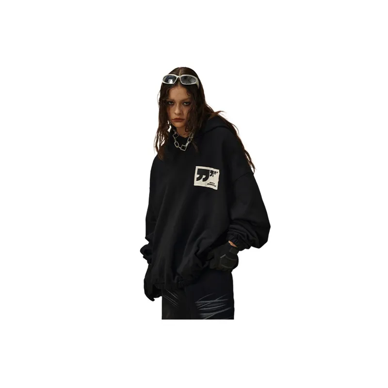 Hip Hop Terry Hoodie-5