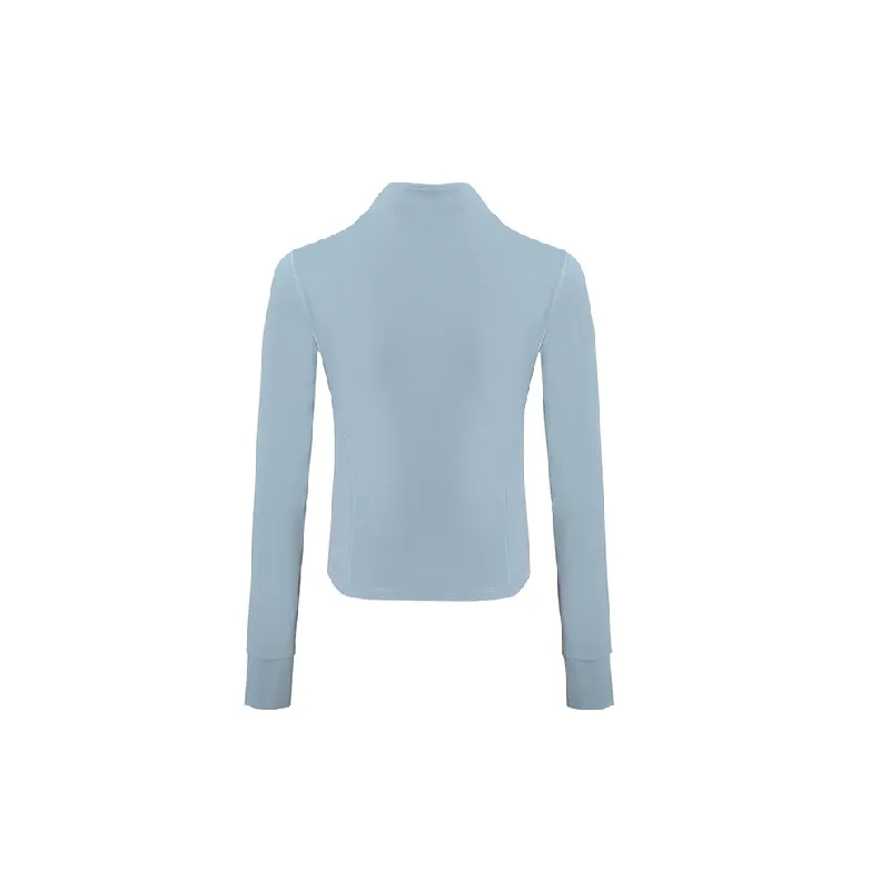 Simple Lightweight Blended Synthetic Fabrics Fitness Clothing Women-3