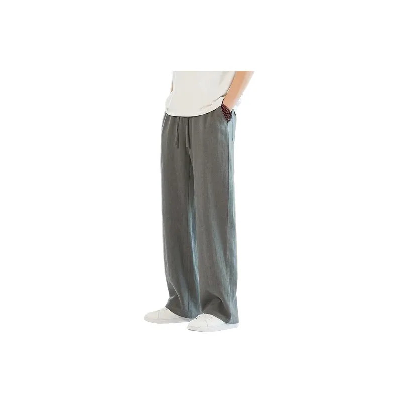 Simple Loose Breathable Casual Pants-2