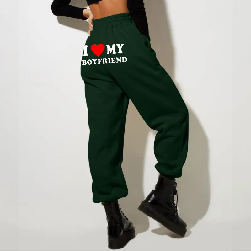 Retro Casual Knit Sweatpants-4
