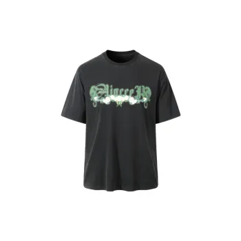 Casual Letter 100% Cotton T Shirt