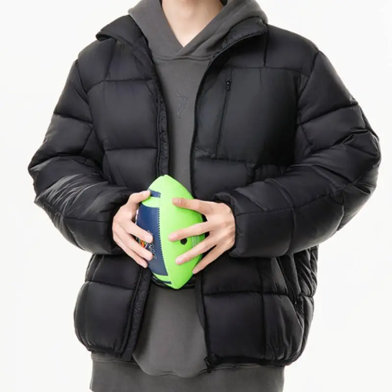 Casual Loose Blended Synthetic Fabrics Quilted Jacket-12