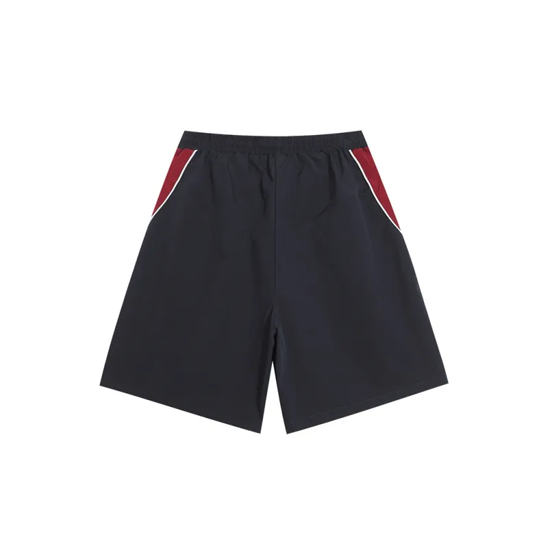 Clashing Color Splicing Casual Sports Shorts-5
