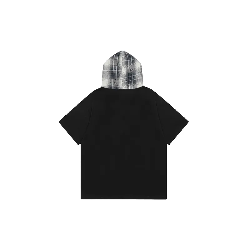 Fashion Plaid Cotton T Shirt Unisex-1