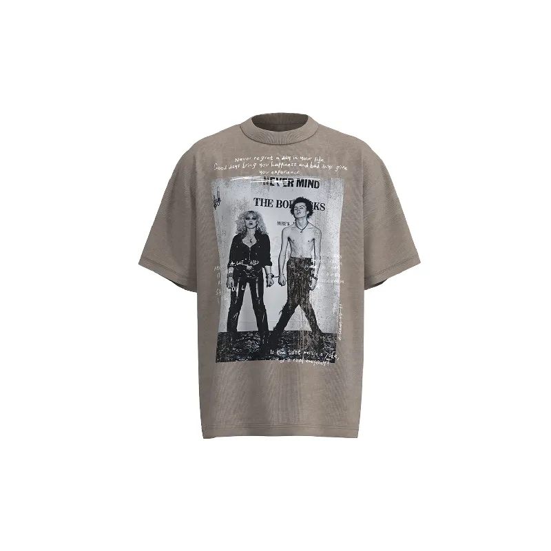 Casual Loose Combed Cotton T Shirt-4
