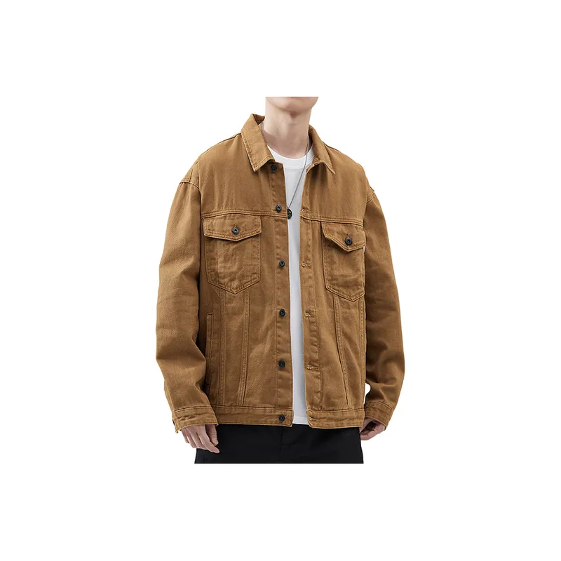 Retro Fashionable Loose Denim Jacket-5