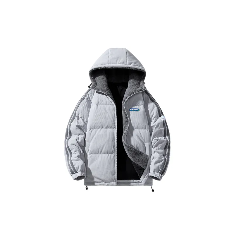 Fashionable Loose Polyester Quilted Jacket-0