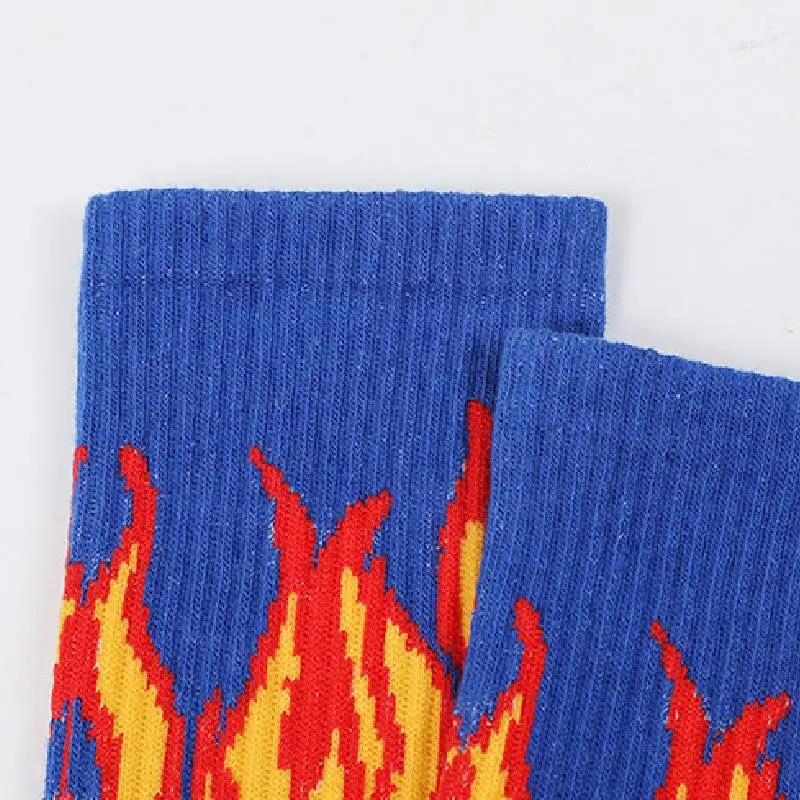 Fashionable Sporty 100% Cotton Mid Calf Sock-5