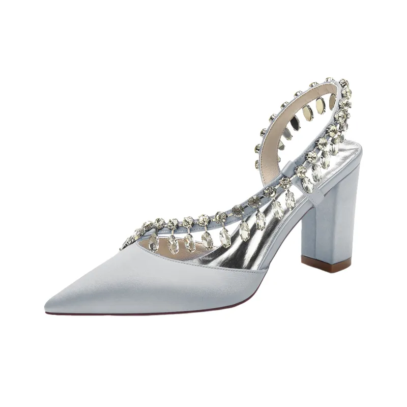 Sexy Rhinestone High Heels-8