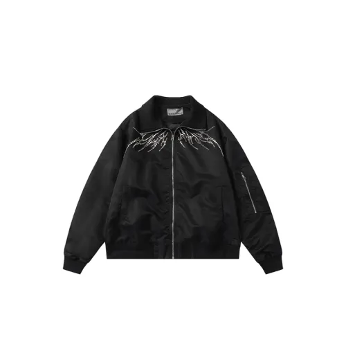 Neckline Rivet Decorative Coat