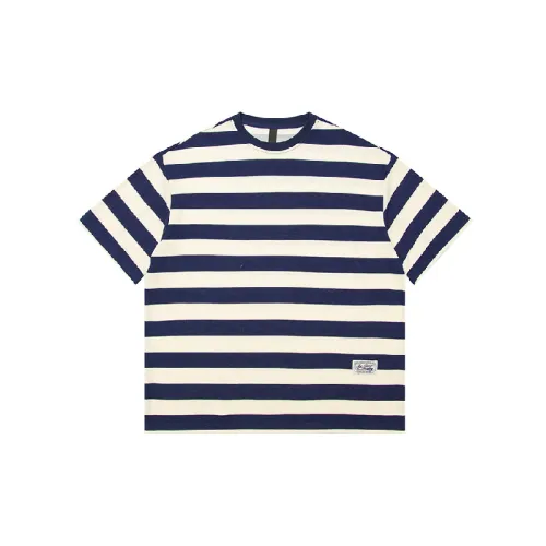 Loose Striped 100% Cotton T Shirt Unisex