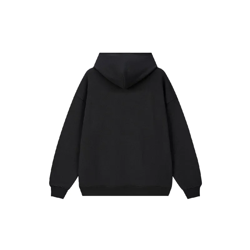 Retro Plain Loose Sweatshirt-5