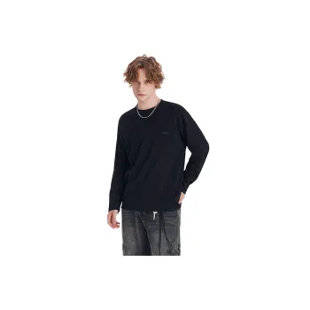 Fashionable Loose Long Sleeve Cotton Blended Fabric T Shirt