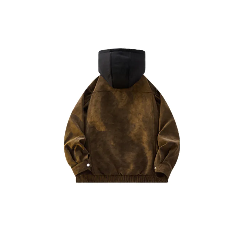 Retro Distress PU Jacket-15