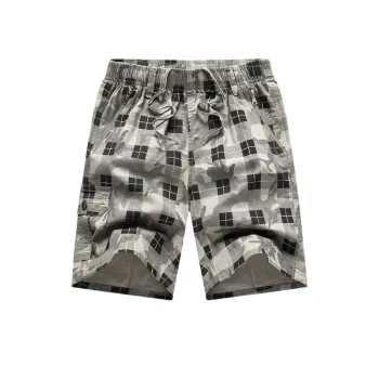 Loose Casual Camouflage Plaid Printed Large Pants