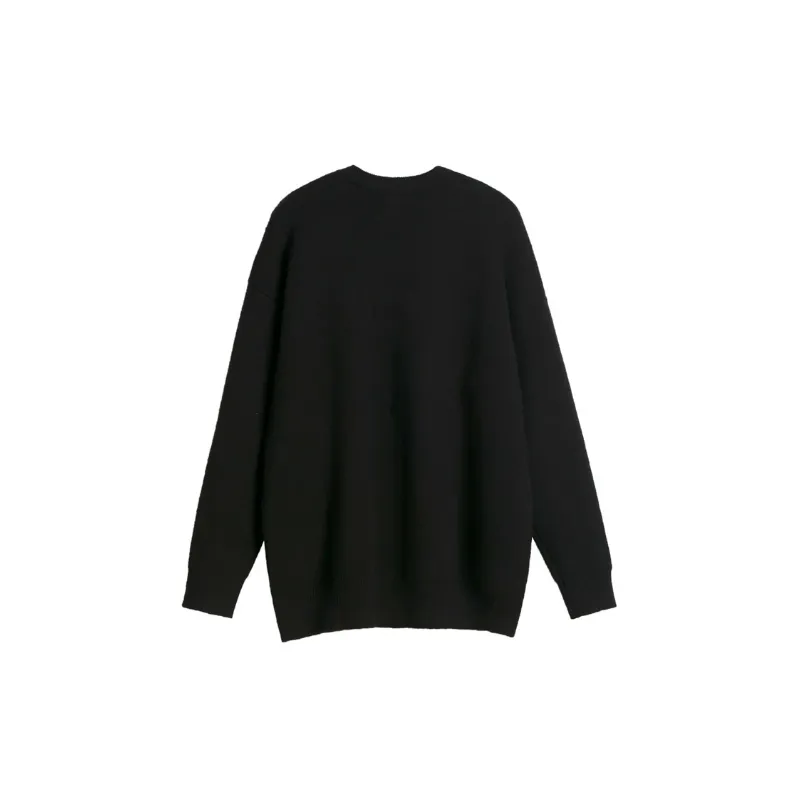 Casual Color Contrast Sweater-2