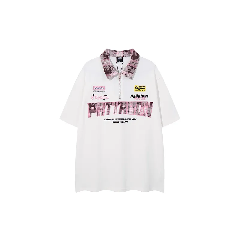 Fashionable Simple Cotton Blended Fabric Polo Unisex-2