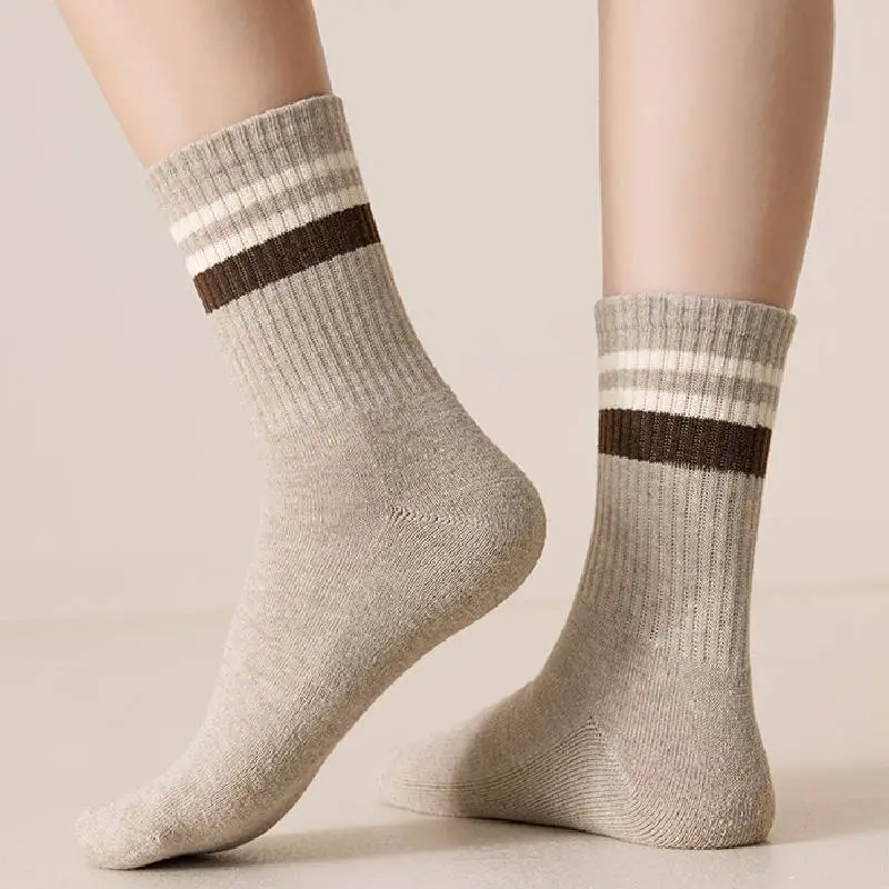 Casual Warming Polyester Mid Calf Sock-3