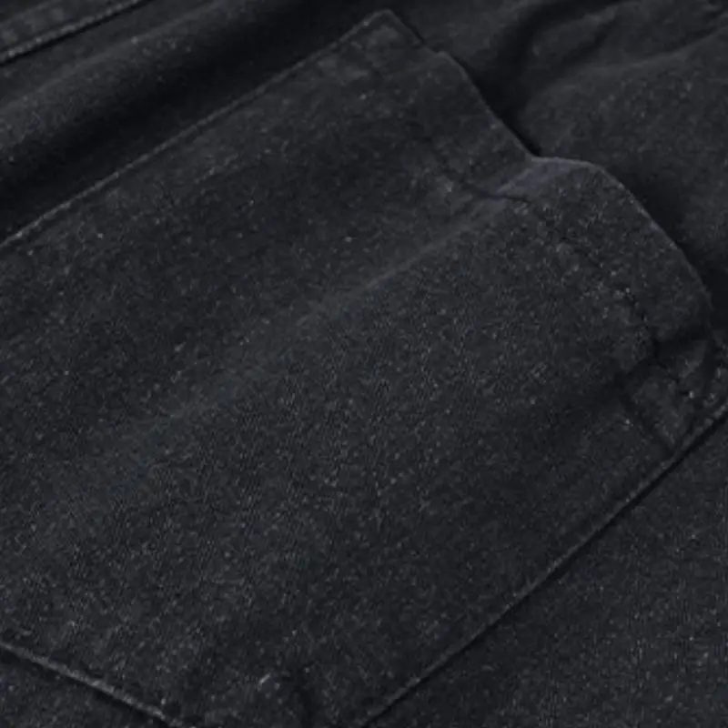 Fashion Loose Cotton Blended Fabric Cargo Pants-6