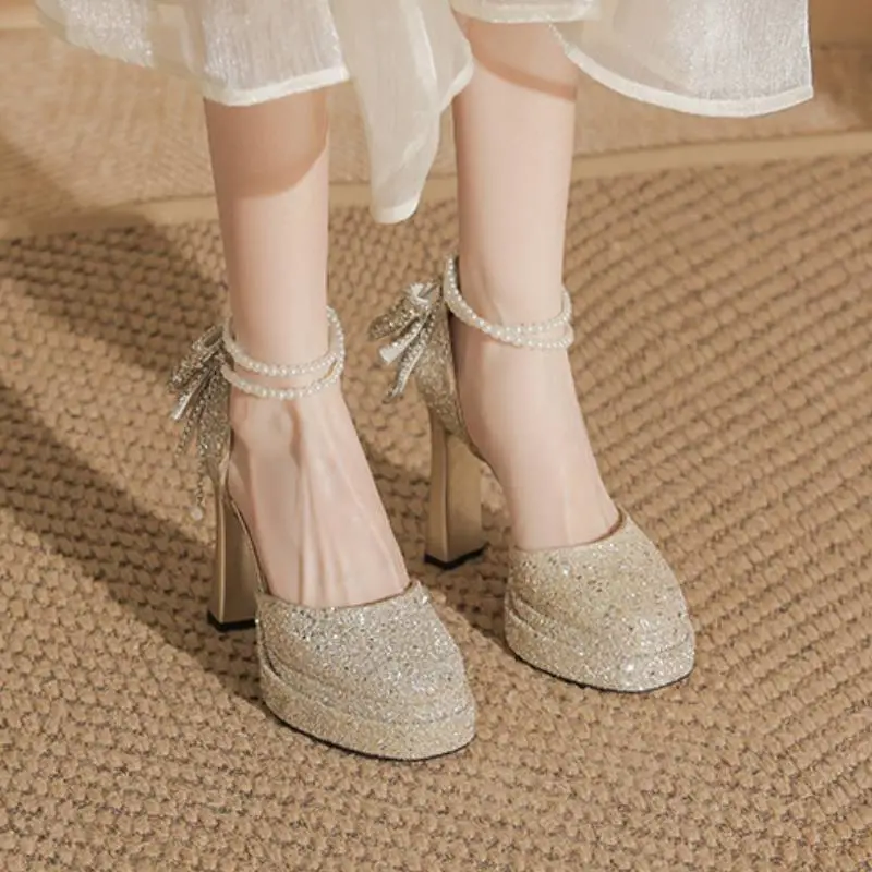 Casual Waterproof High Heels-2