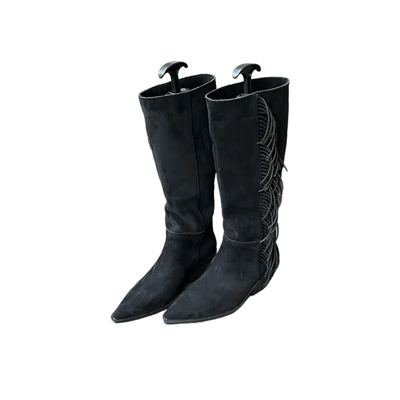Funky Fashionable Knee High Boots-3