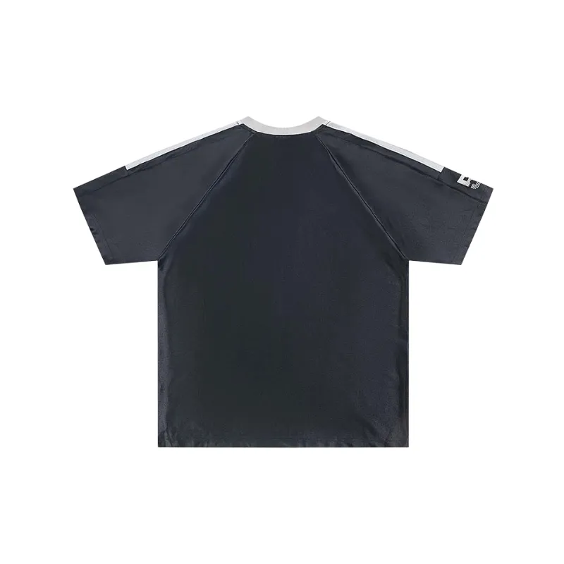 Sporty Loose Polyester T-Shirt-1