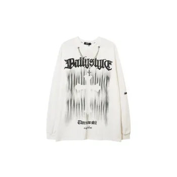 Simple Long Sleeve Cotton T Shirt