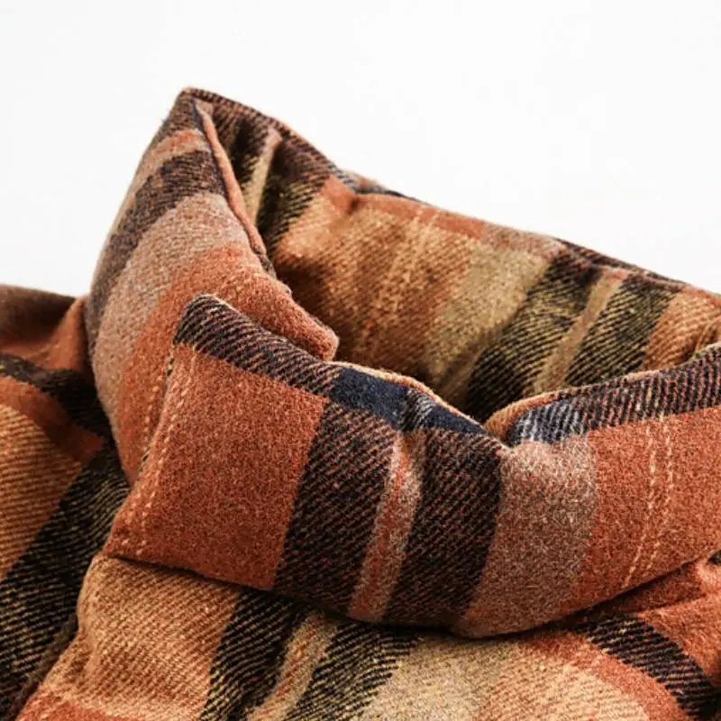 Plaid Loose Quilted Jacket-2