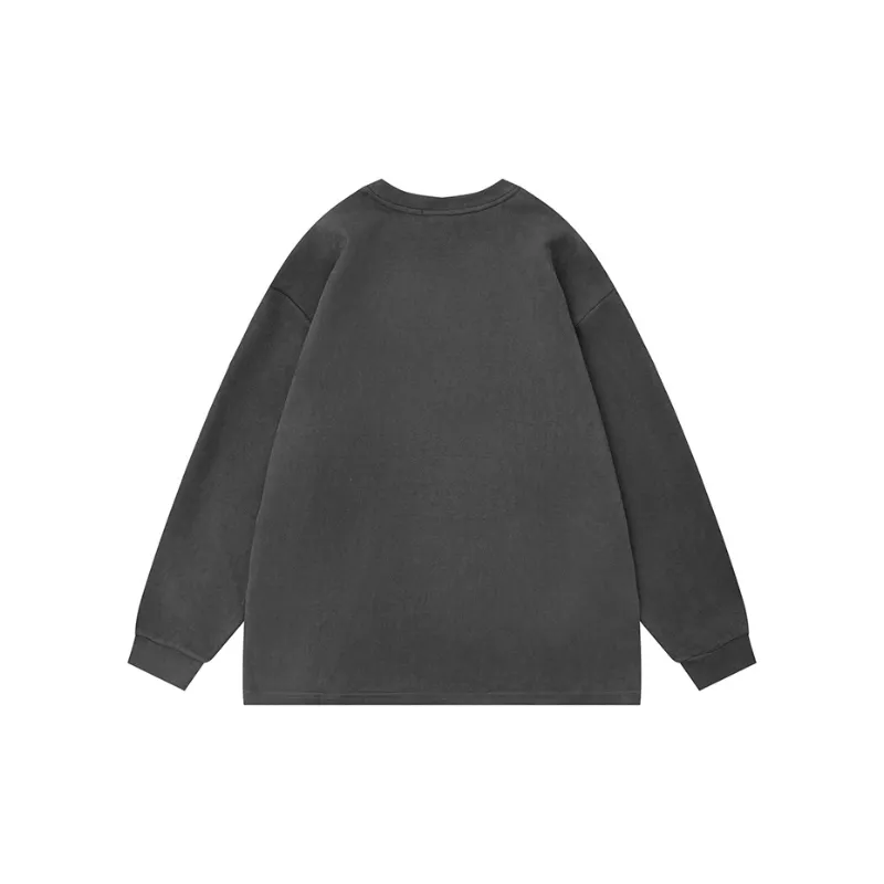 Fashionable Loose Long Sleeve Sweatshirt-1