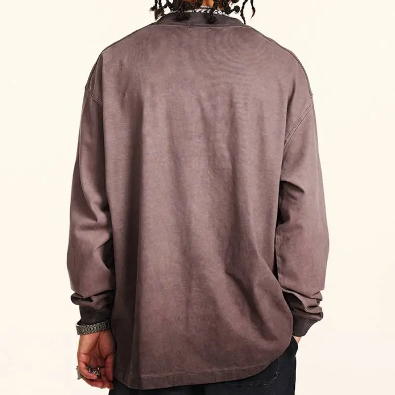 Street Washed 100% Cotton T Shirt-7