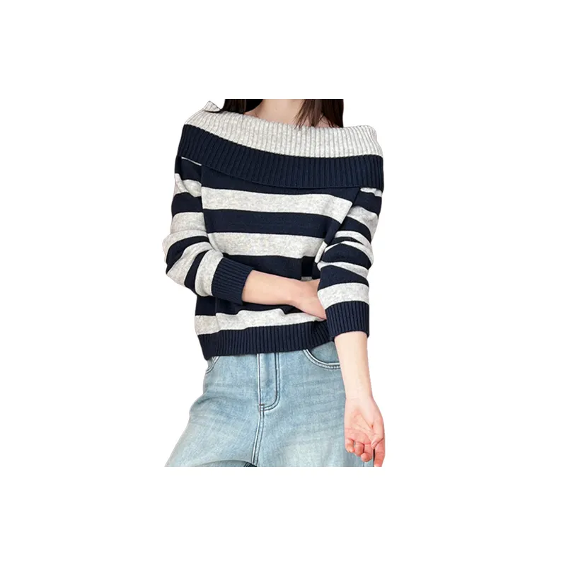 Simple Basics Lambswool Blend Yarn Sweater-6