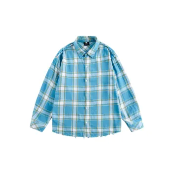 Plaid Burr Long Sleeve Shirt
