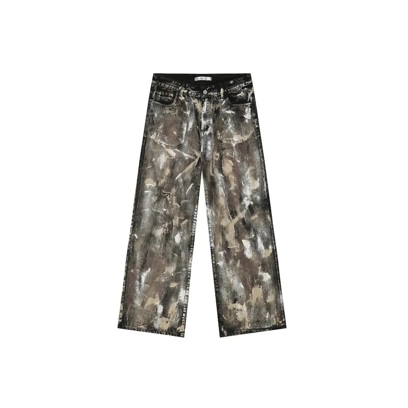 Retro Casual Camouflage Jeans