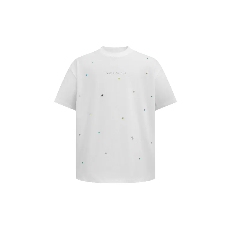 Street Loose Cotton Blended Fabric T Shirt Unisex-0