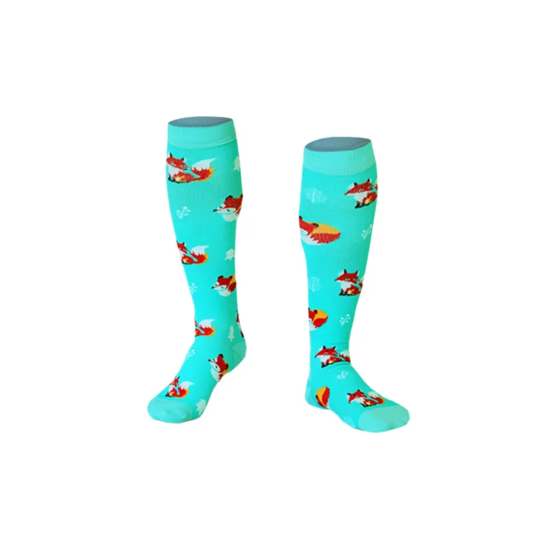 Fashionable Sporty Nylon Yarn Mid Calf Sock-3