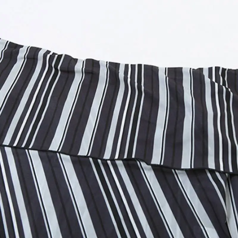 Fashionable Striped T Shirt Women-4