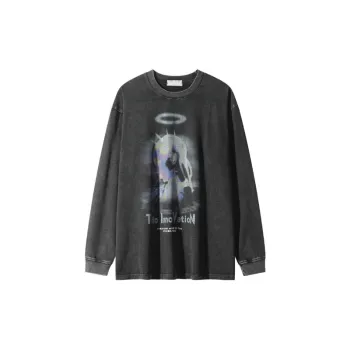 Casual Loose Trendy Cotton Blended Fabric T Shirt