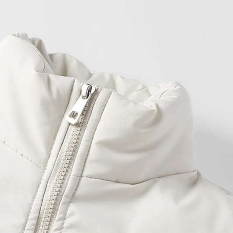 Simple Warm Quilted Jacket-4