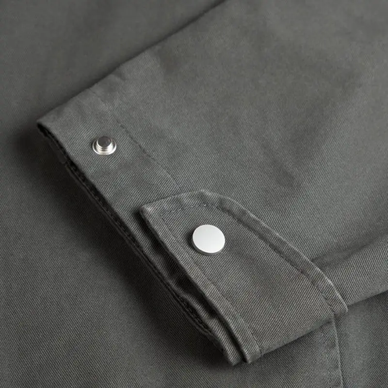 Simple Washed Jacket-5