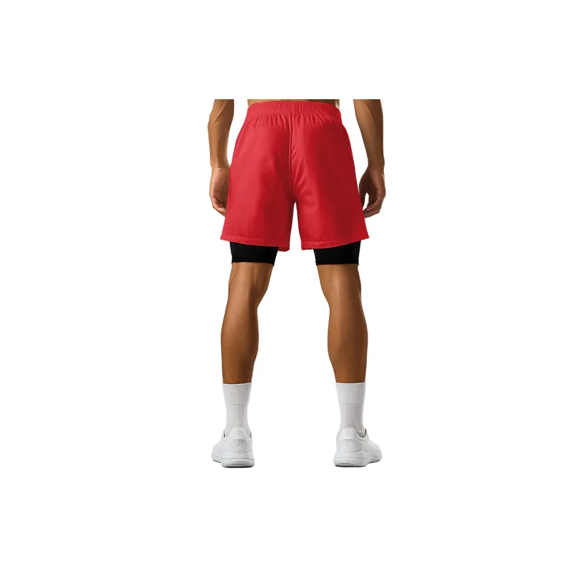 Loose Casual Sports Fake Two Piece Pants-2