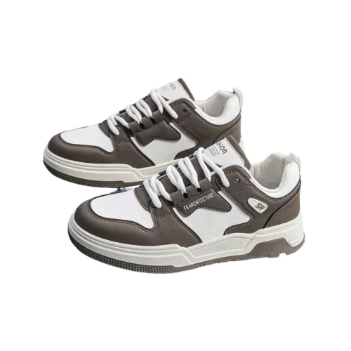 XTEP Non slip Support Low Top Kids Lifestyle Shoes Dark Gray Purple Milk Tea White Kids